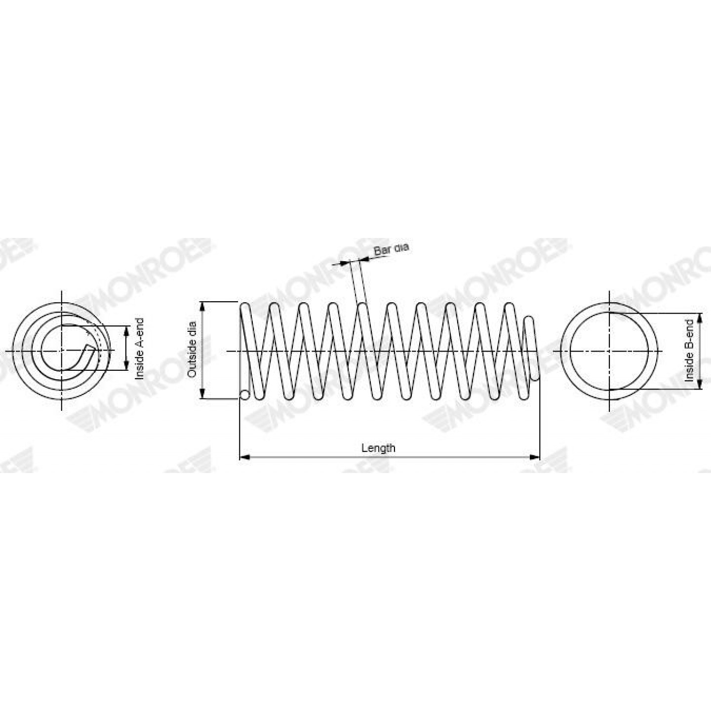 Fahrwerksfeder MONROE SP5013