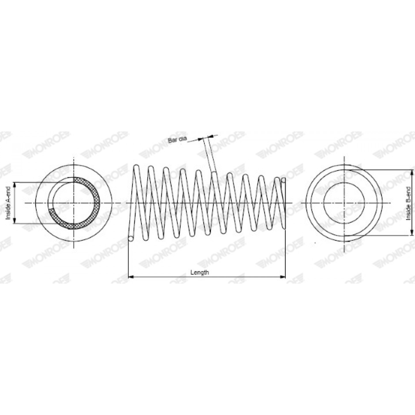 Spiralfeder MONROE SP3112