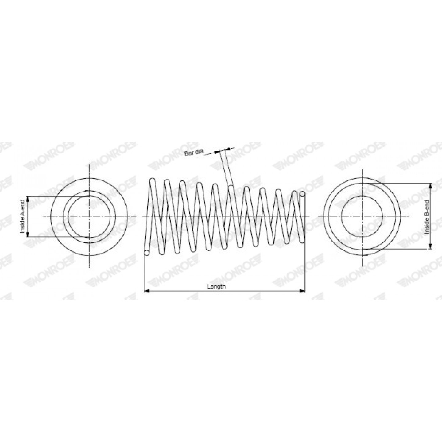 Spiralfeder MONROE SP3285