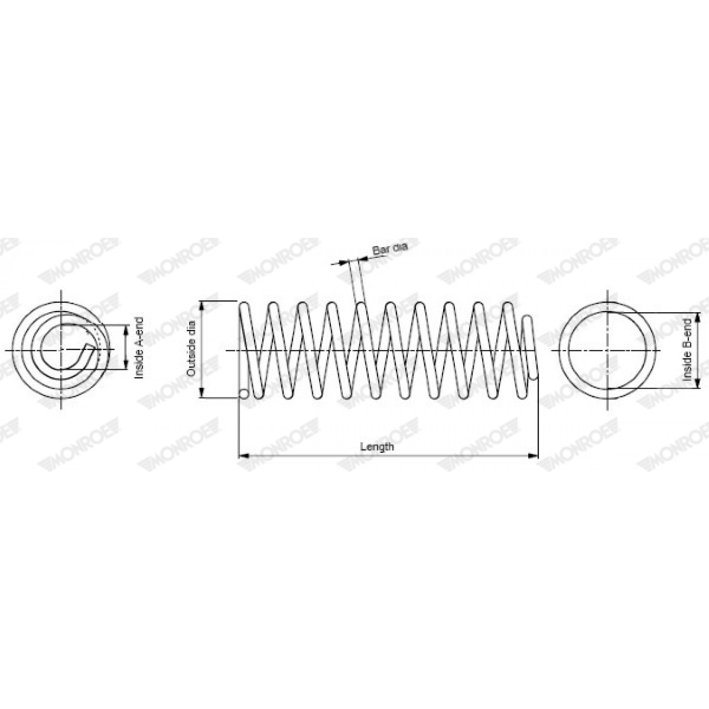 Spiralfeder MONROE SP3518