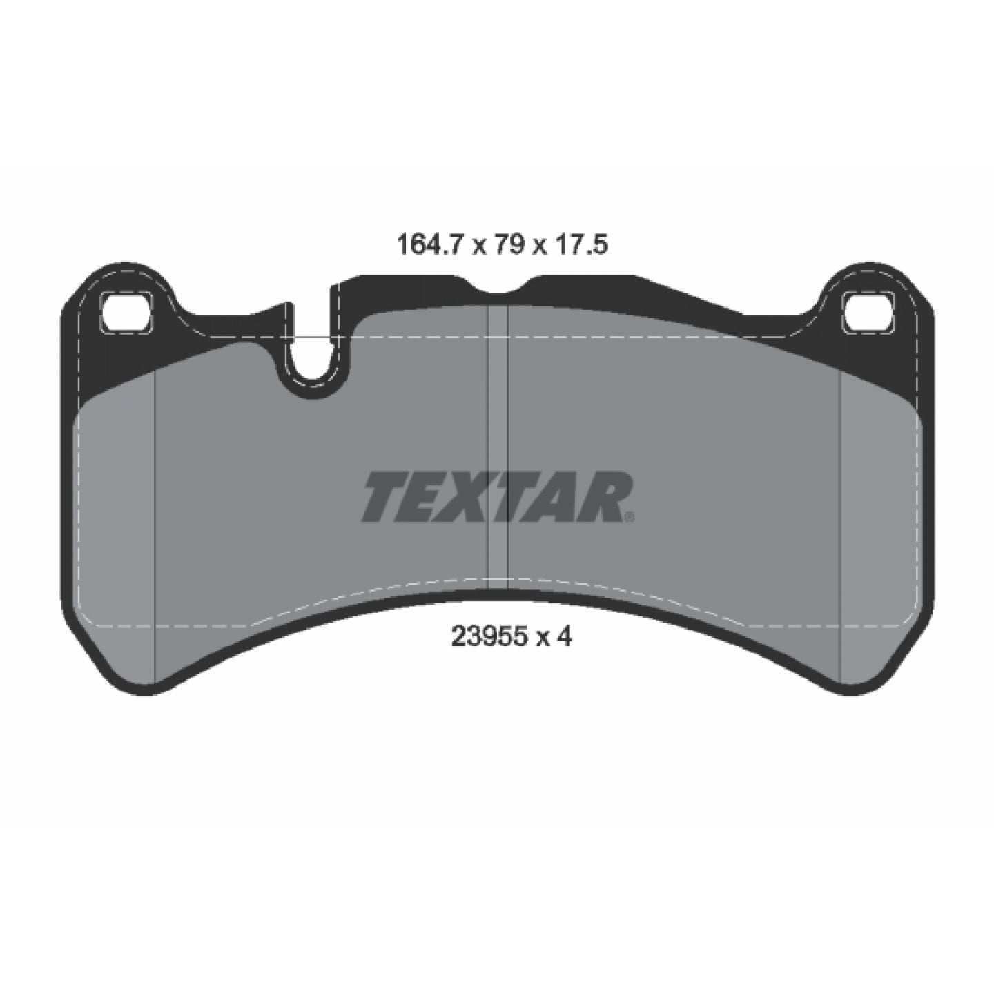 Bremseklodser TEXTAR 2395501