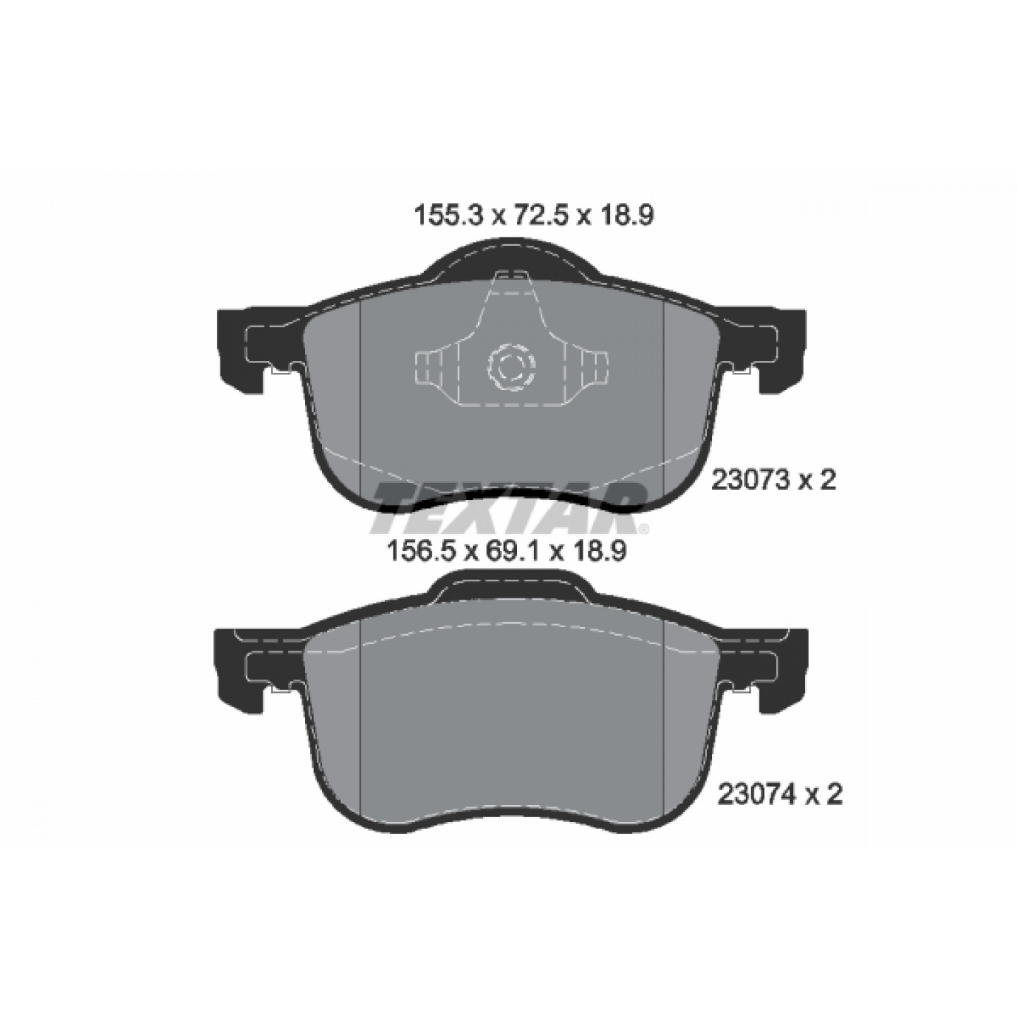TRW GDB1388 Kit Pastiglie Freno A Disco | Nuovo, Montaggio Facile, Ricambio Auto