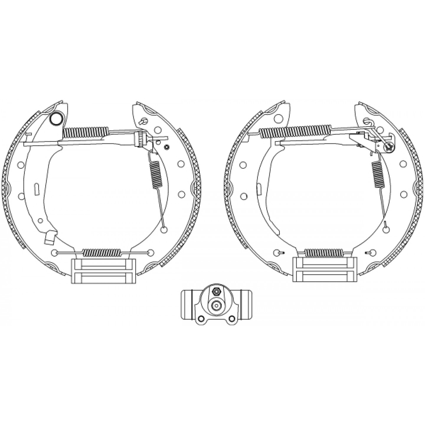 Bremsbackensatz TEXTAR 84048000