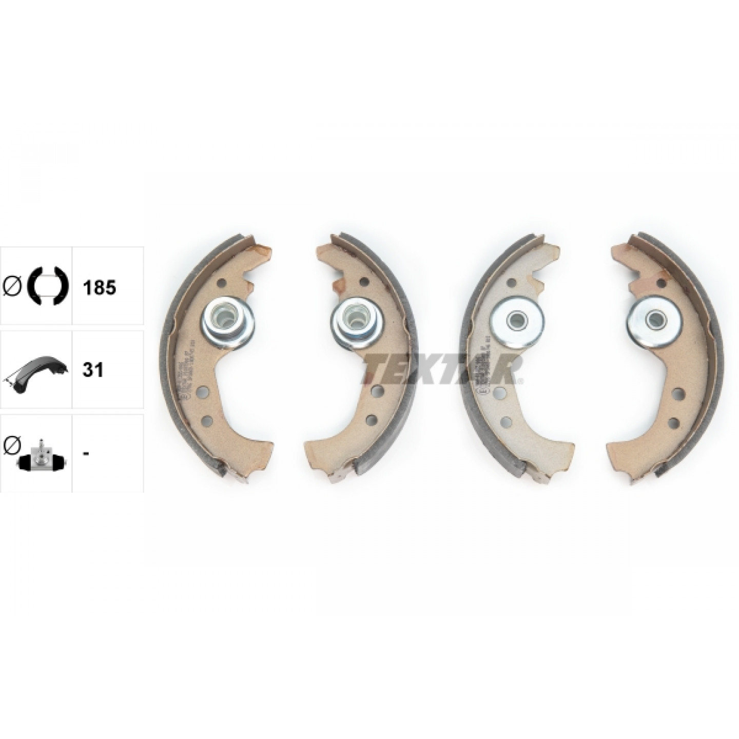 Bremsbackensatz TEXTAR 91005900