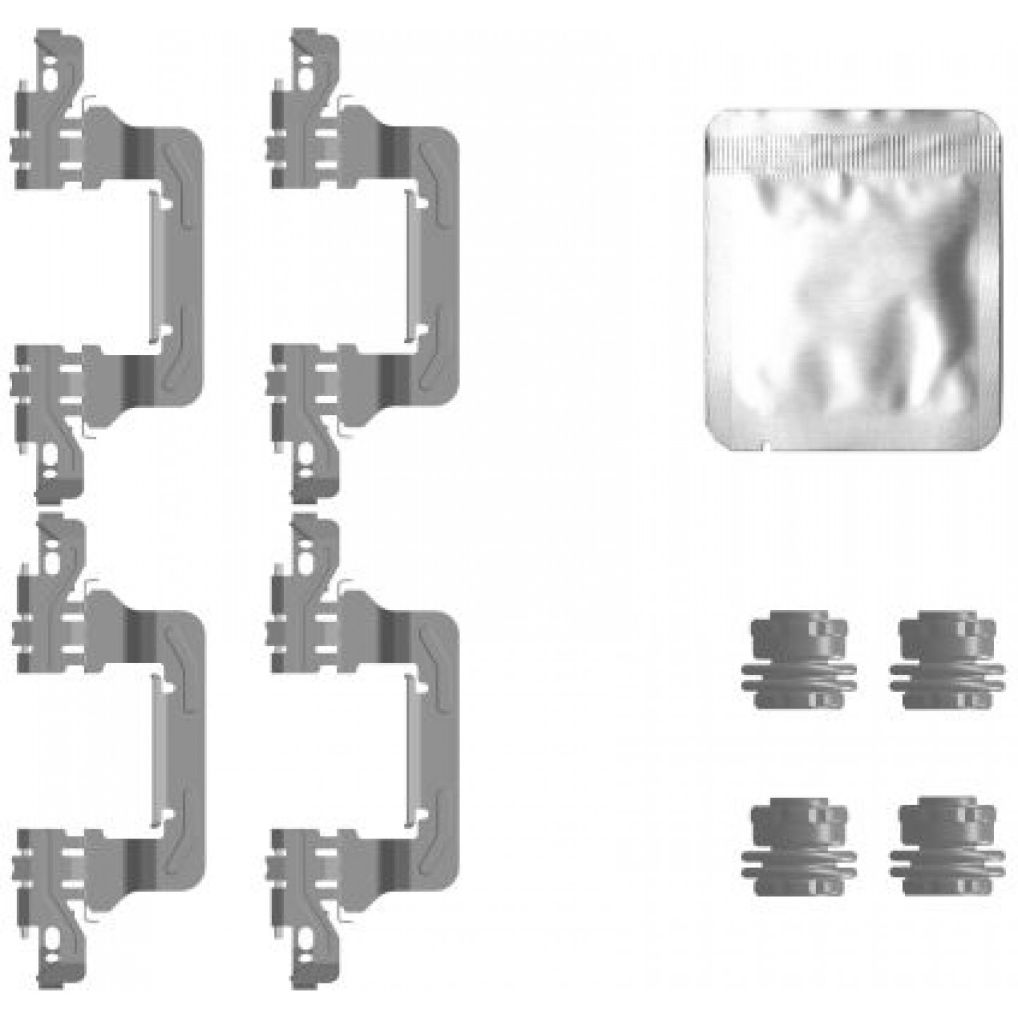 Accessoireset, schijfremblok TEXTAR 82558000