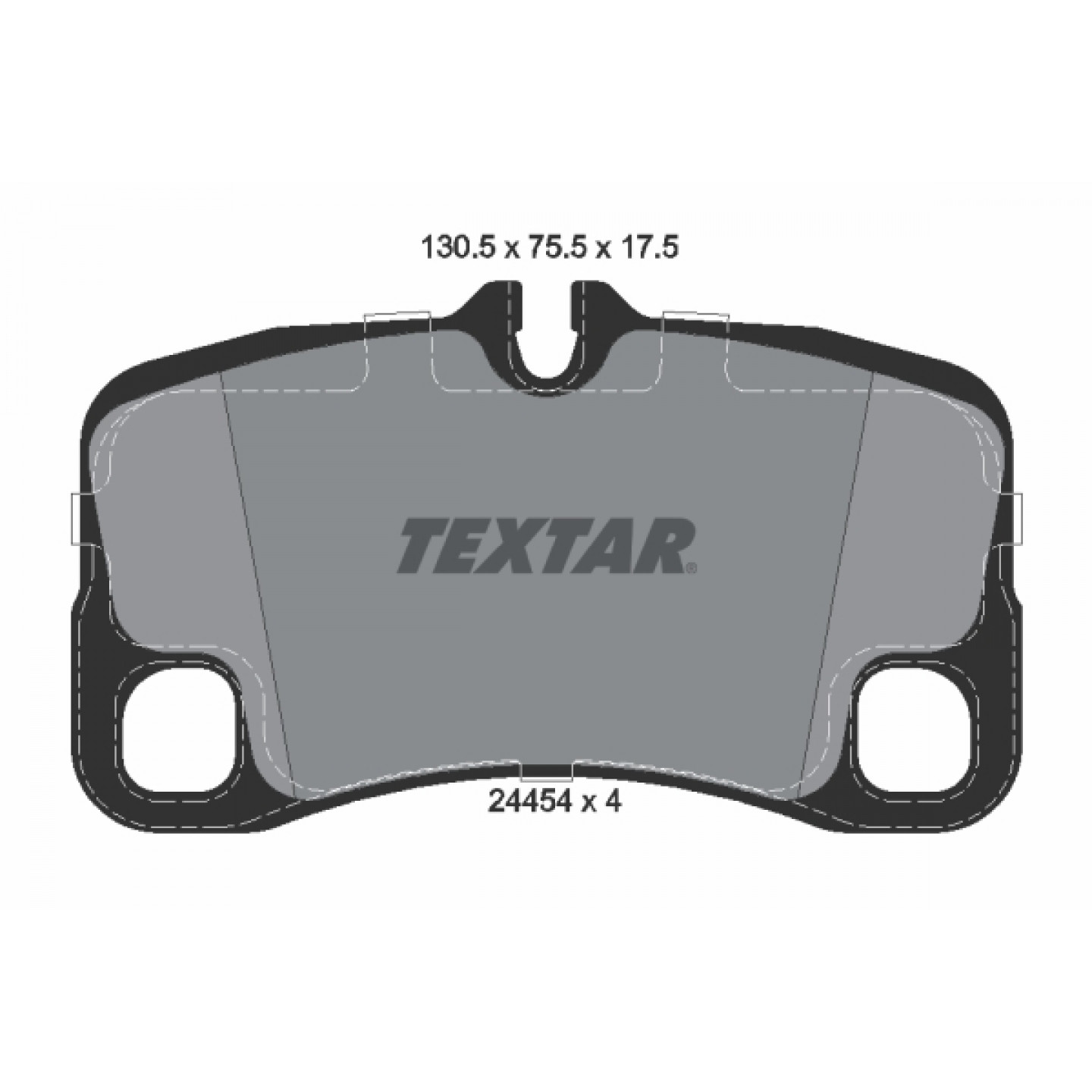 Bremseklodser TEXTAR 2445401