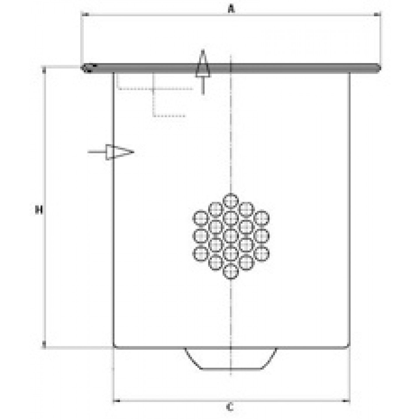 Filter, trykluftsystem MANN-FILTER LE 24 003 x