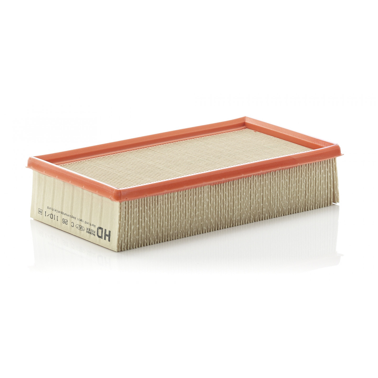 MAPCO 60105 Filtro aria Lunghezza: 256 mm, quadrangolare