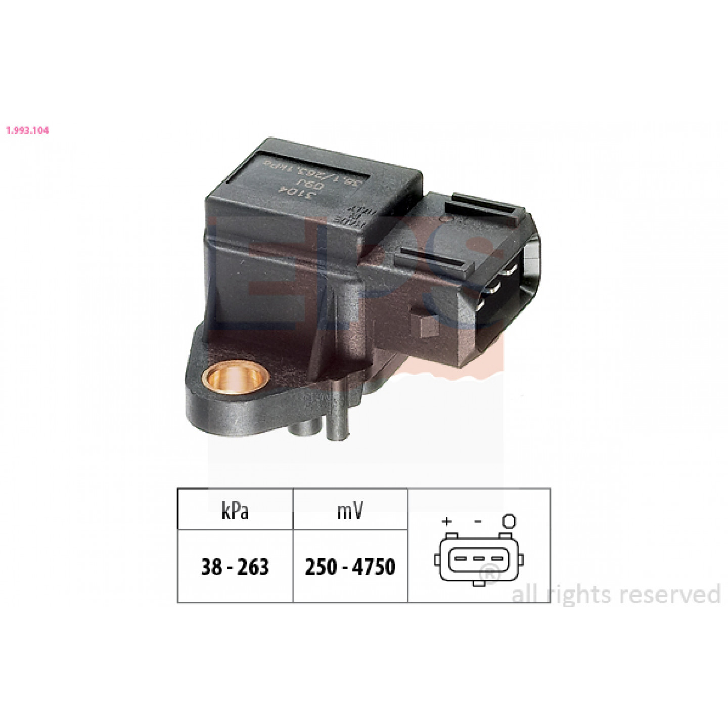 Sensor, ladetryk EPS 1.993.104
