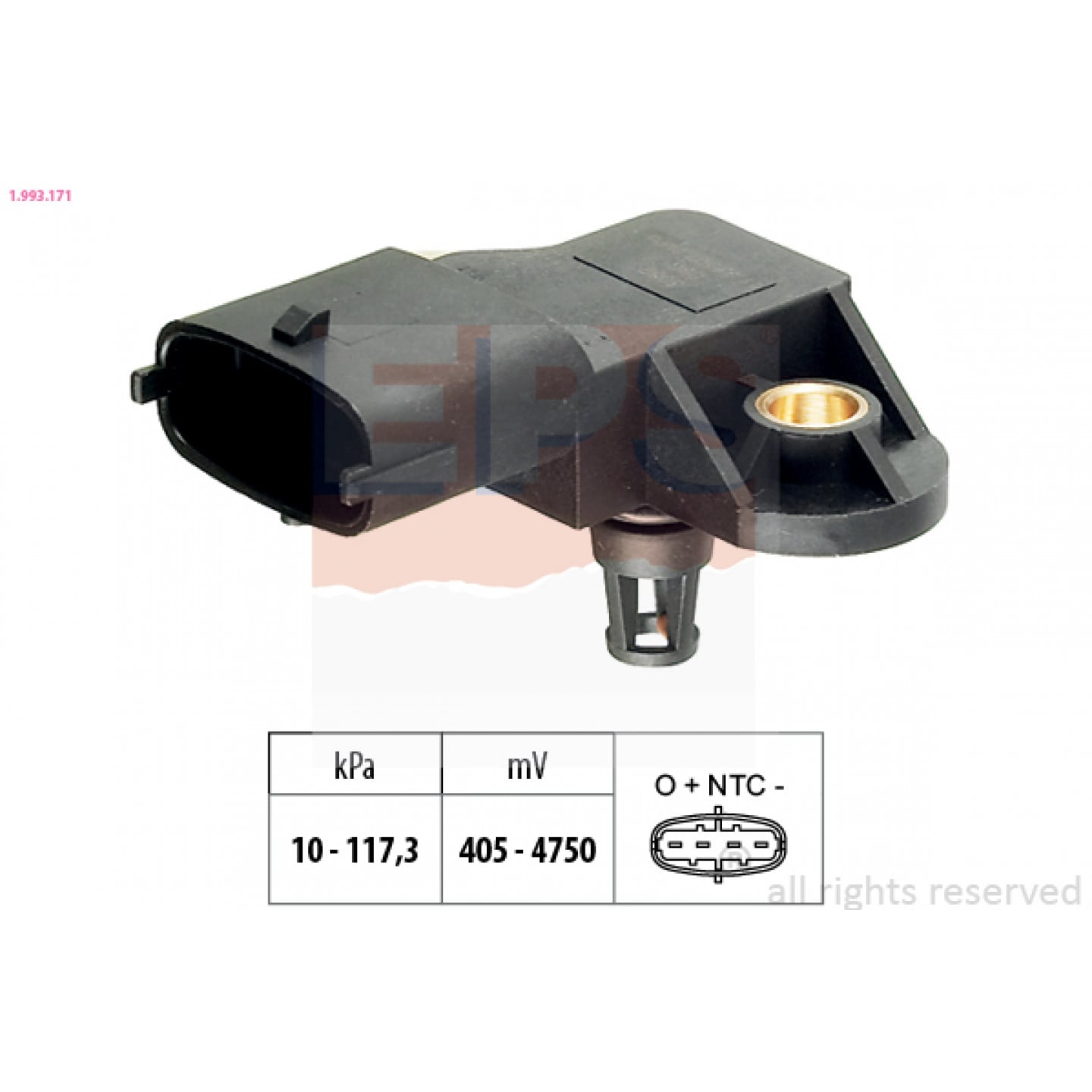 Sensor, ladetryk EPS 1.993.171