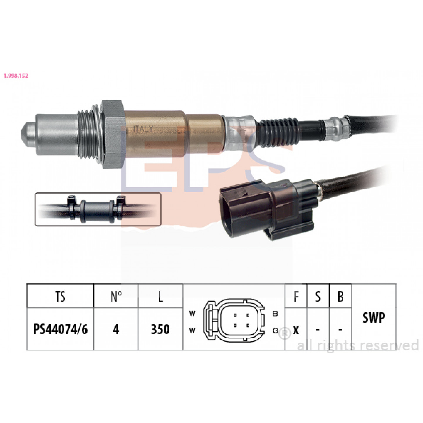 Sonda lambda EPS 1.998.152