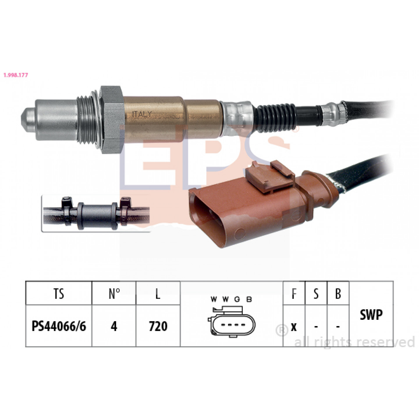 Sonda lambda EPS 1.998.177