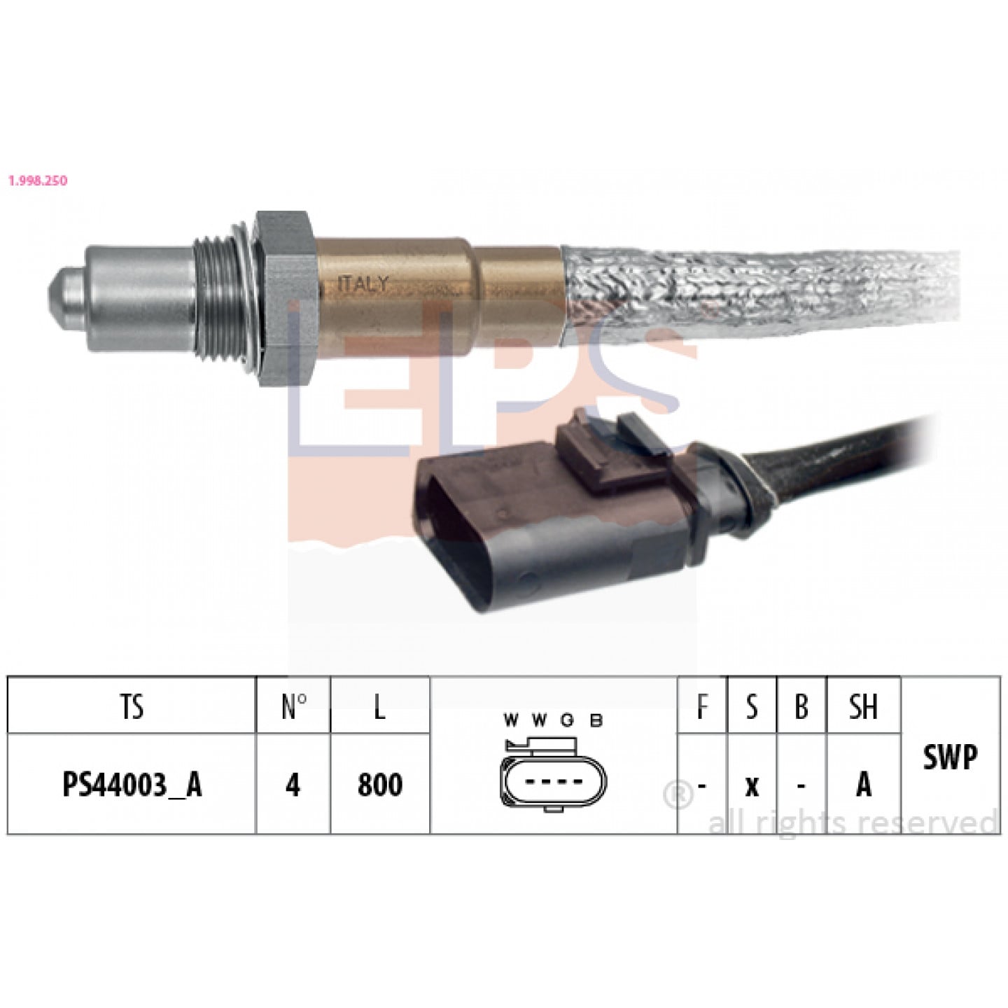 Lambda sonda EPS 1.998.250