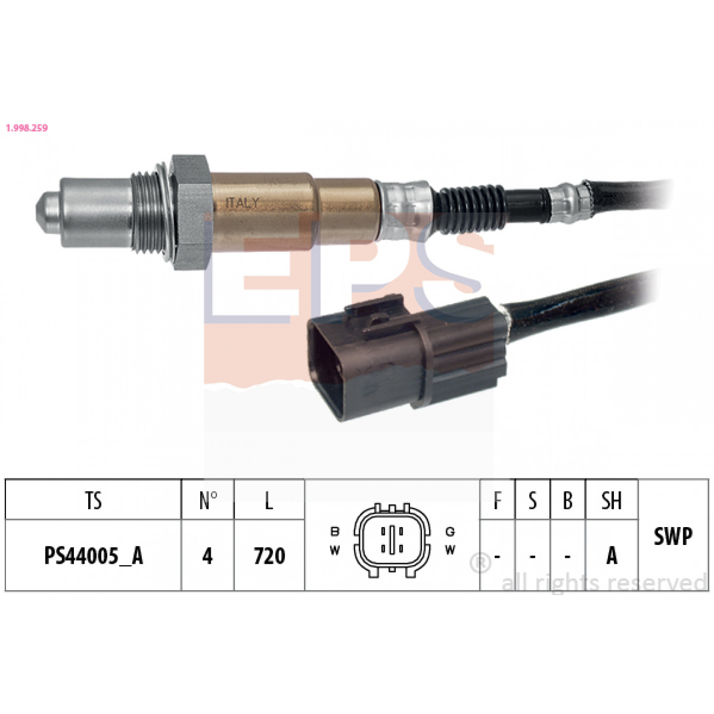 Lambda sonda EPS 1.998.259