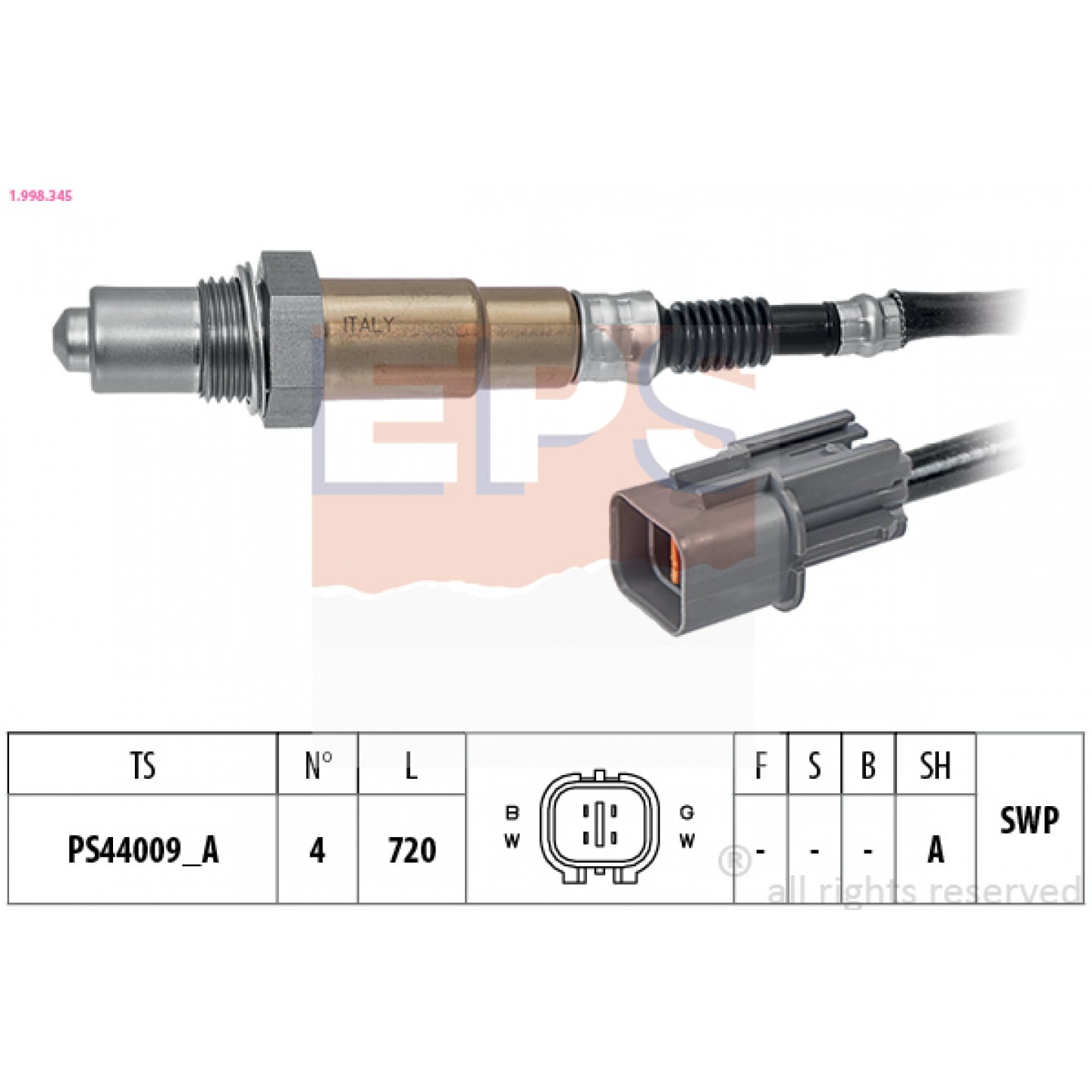 Lambda sonda EPS 1.998.345