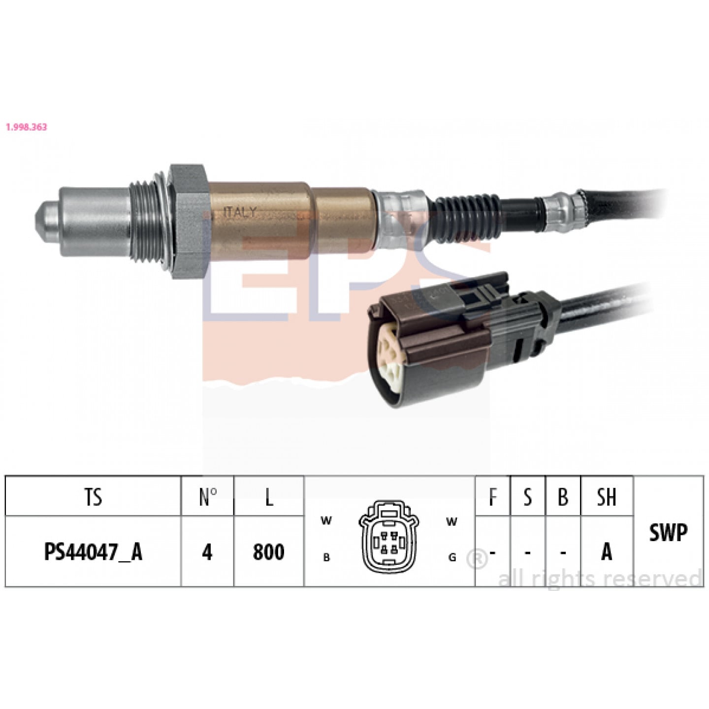 Lambda sonda EPS 1.998.363