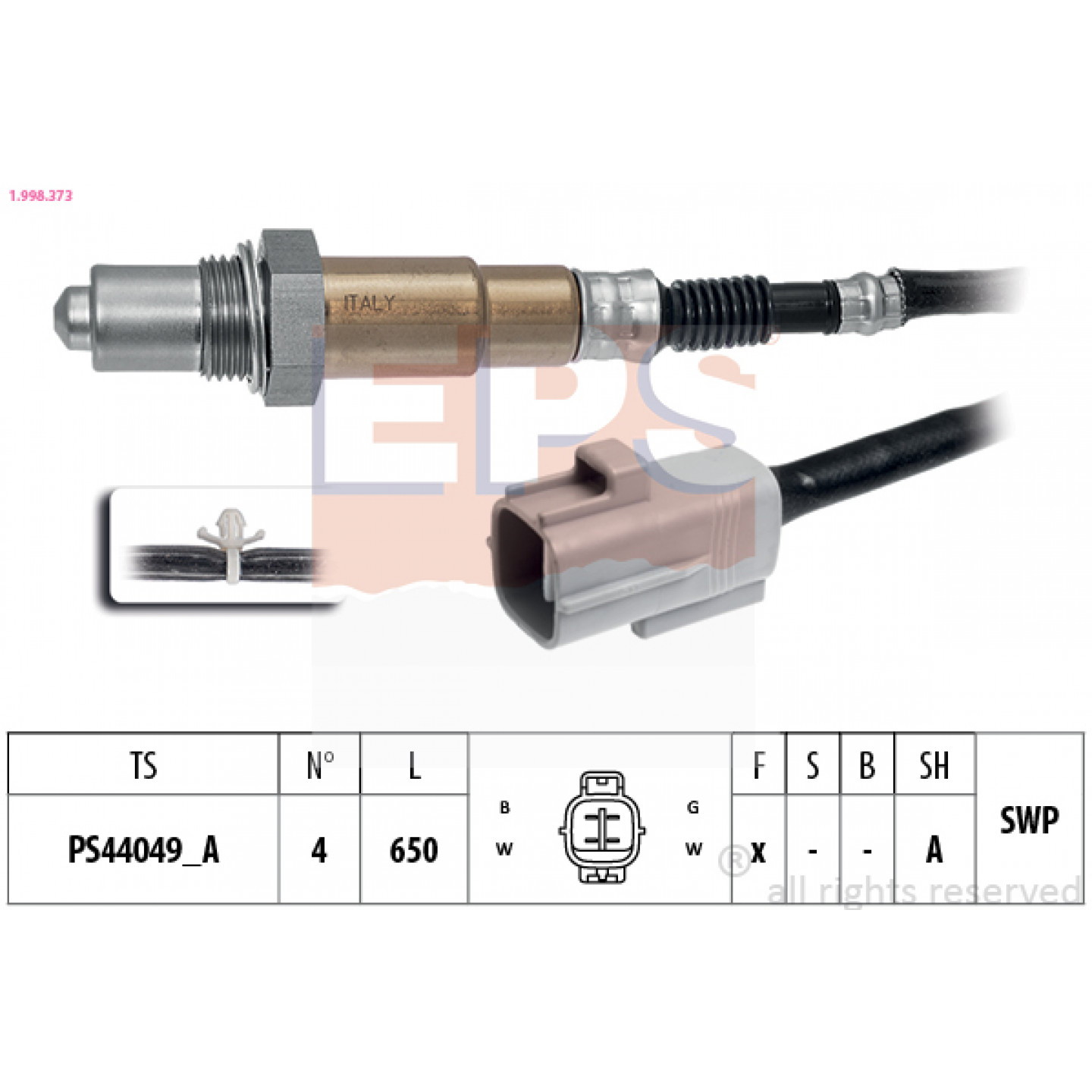 Sonda lambda EPS 1.998.373