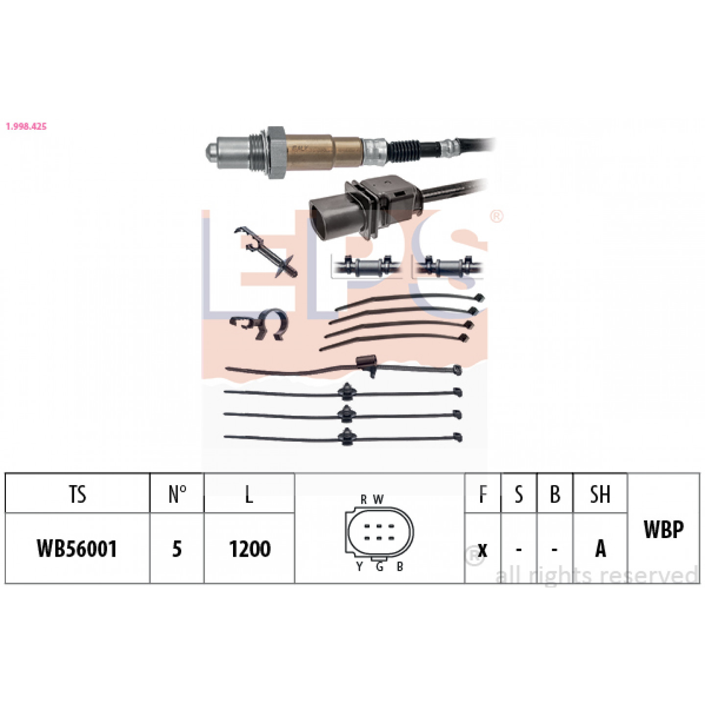 Sonda lambda EPS 1.998.425