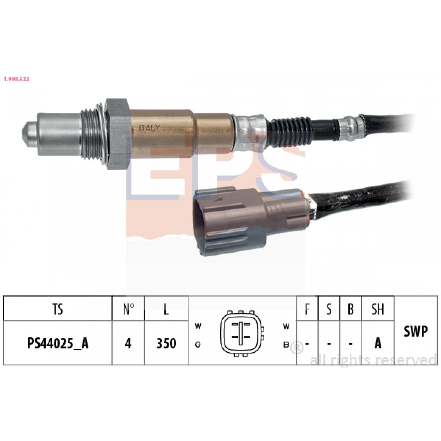 Lambda sonda EPS 1.998.522