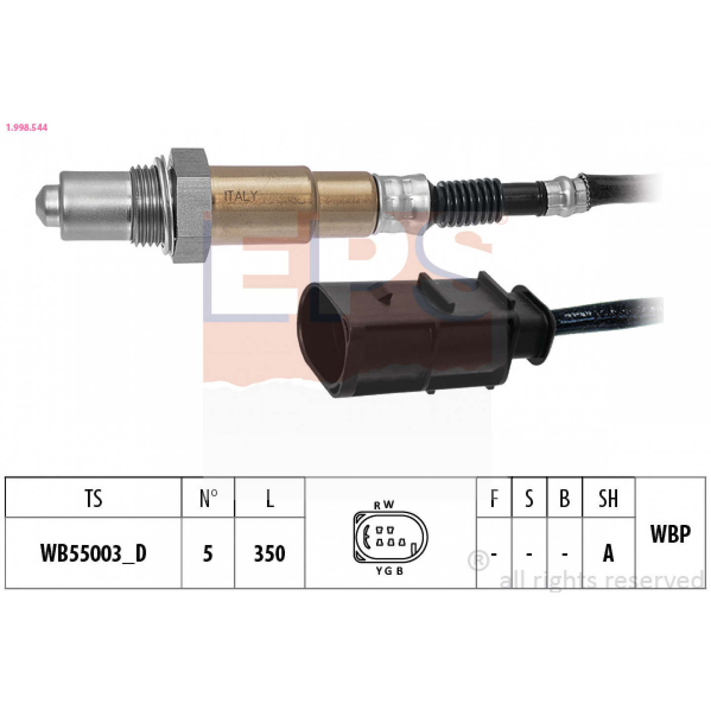 Sonda lambda EPS 1.998.544