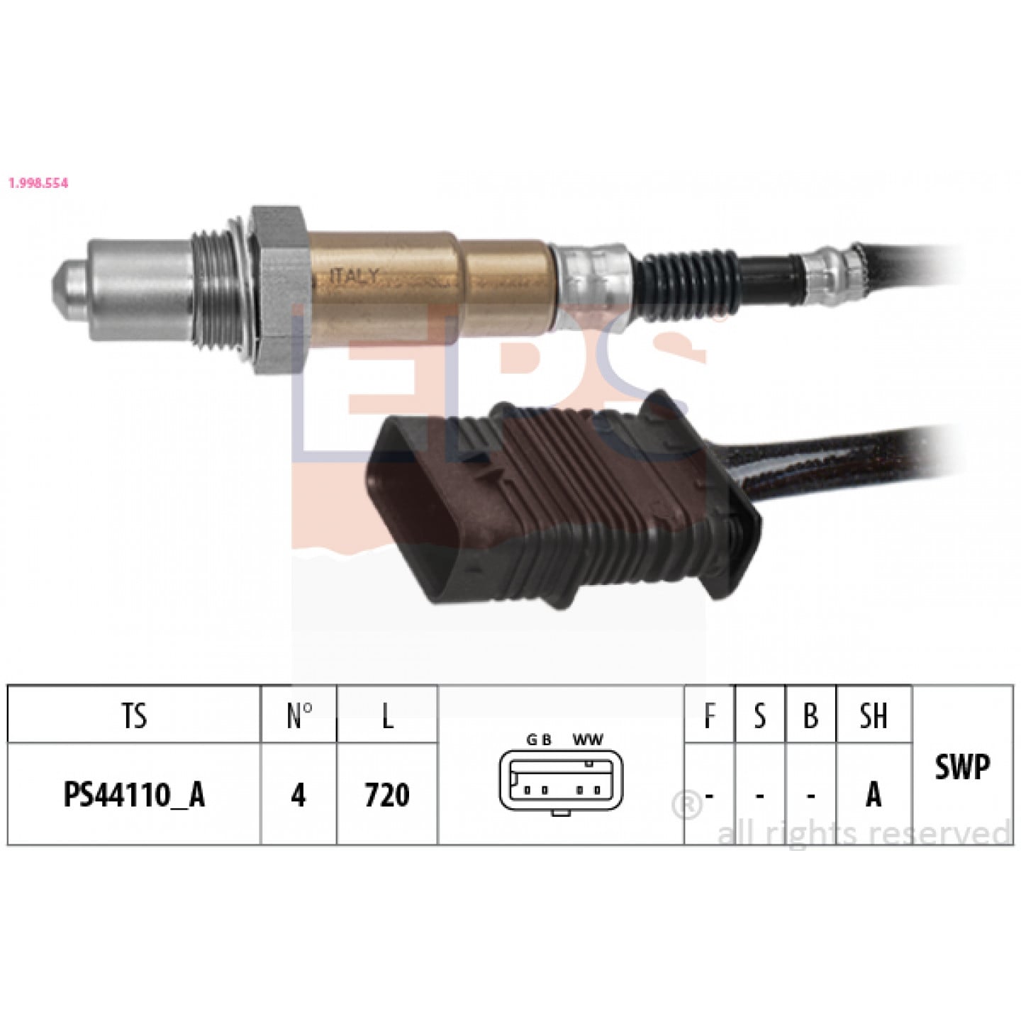 Lambda sonda EPS 1.998.554