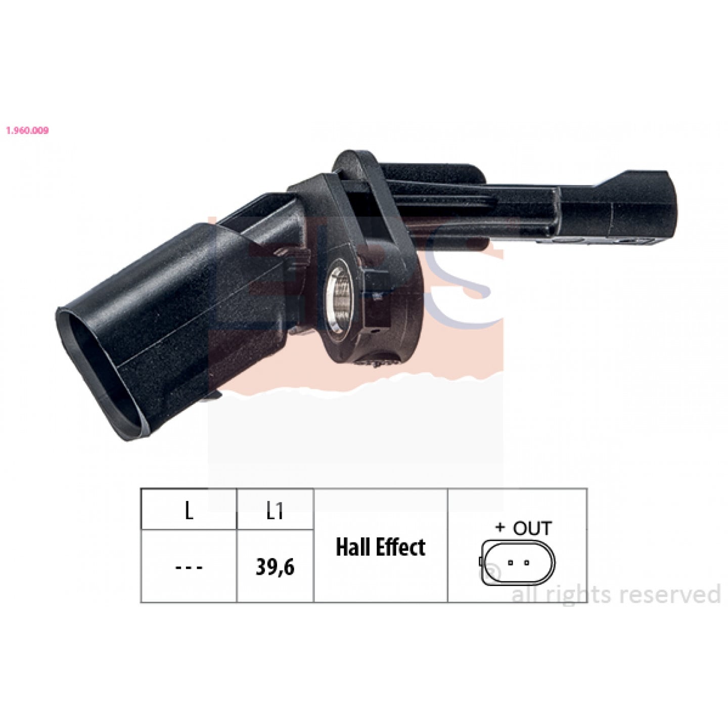 ABS Sensor EPS 1.960.009