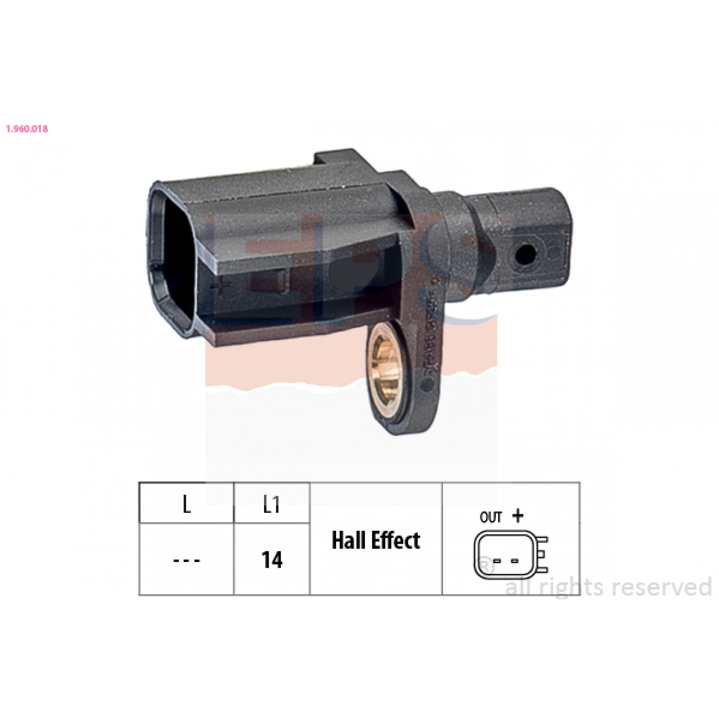 ABS Sensor EPS 1.960.018