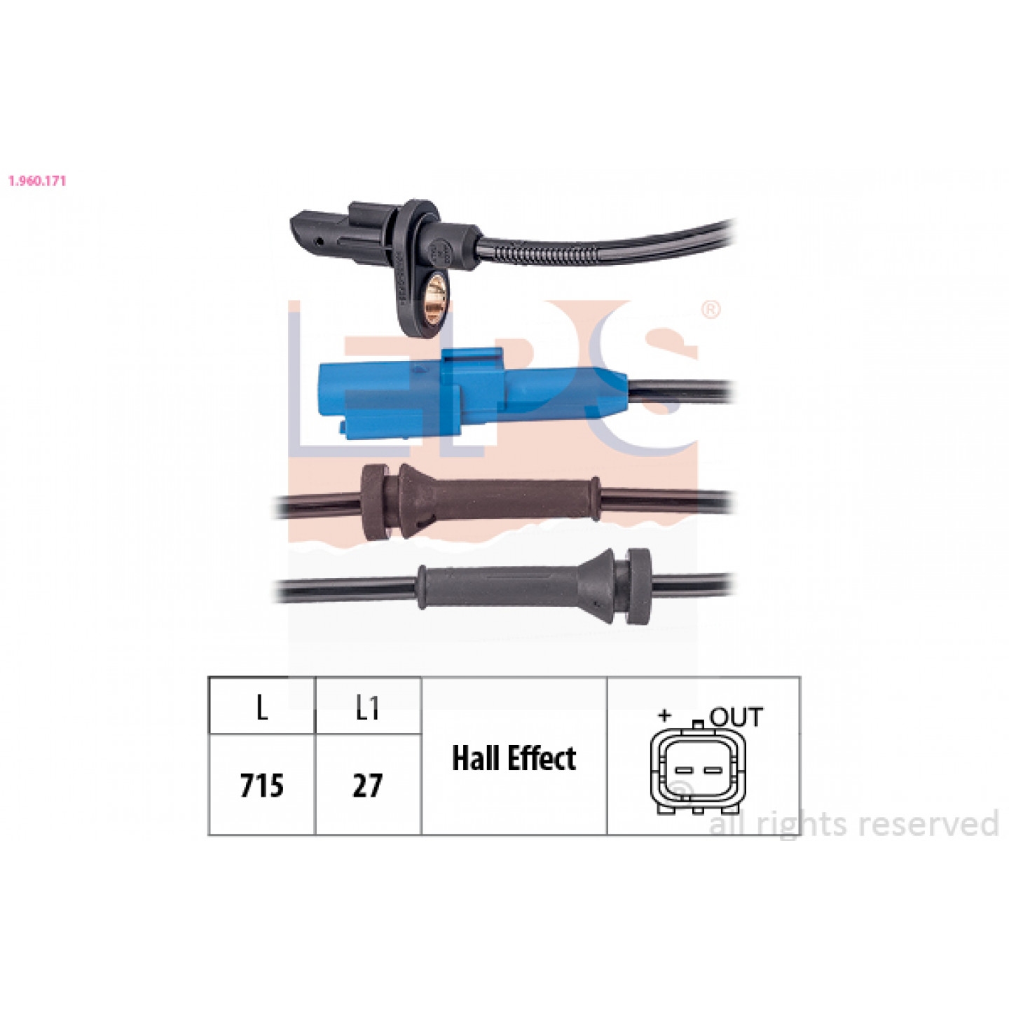 ABS Sensor EPS 1.960.171
