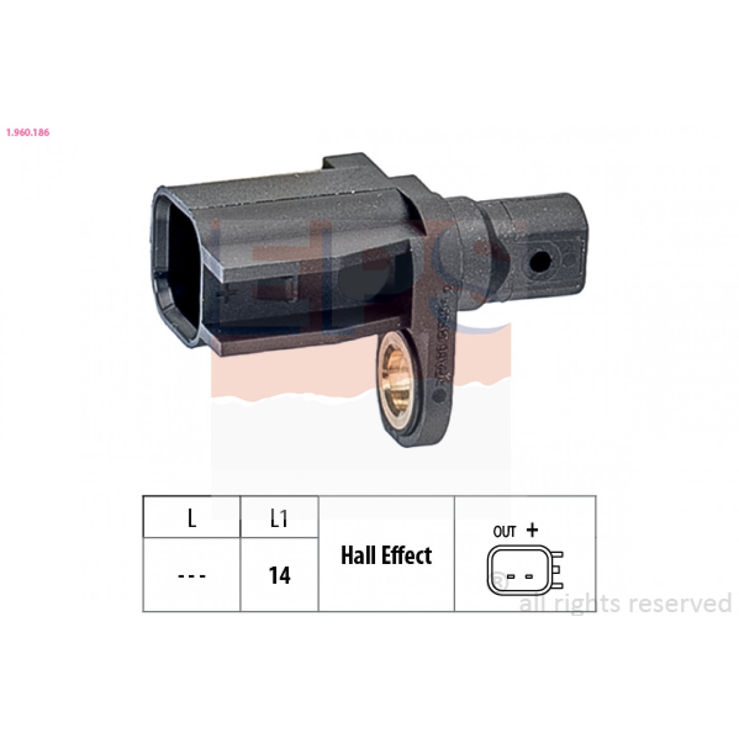 ABS Sensor EPS 1.960.186