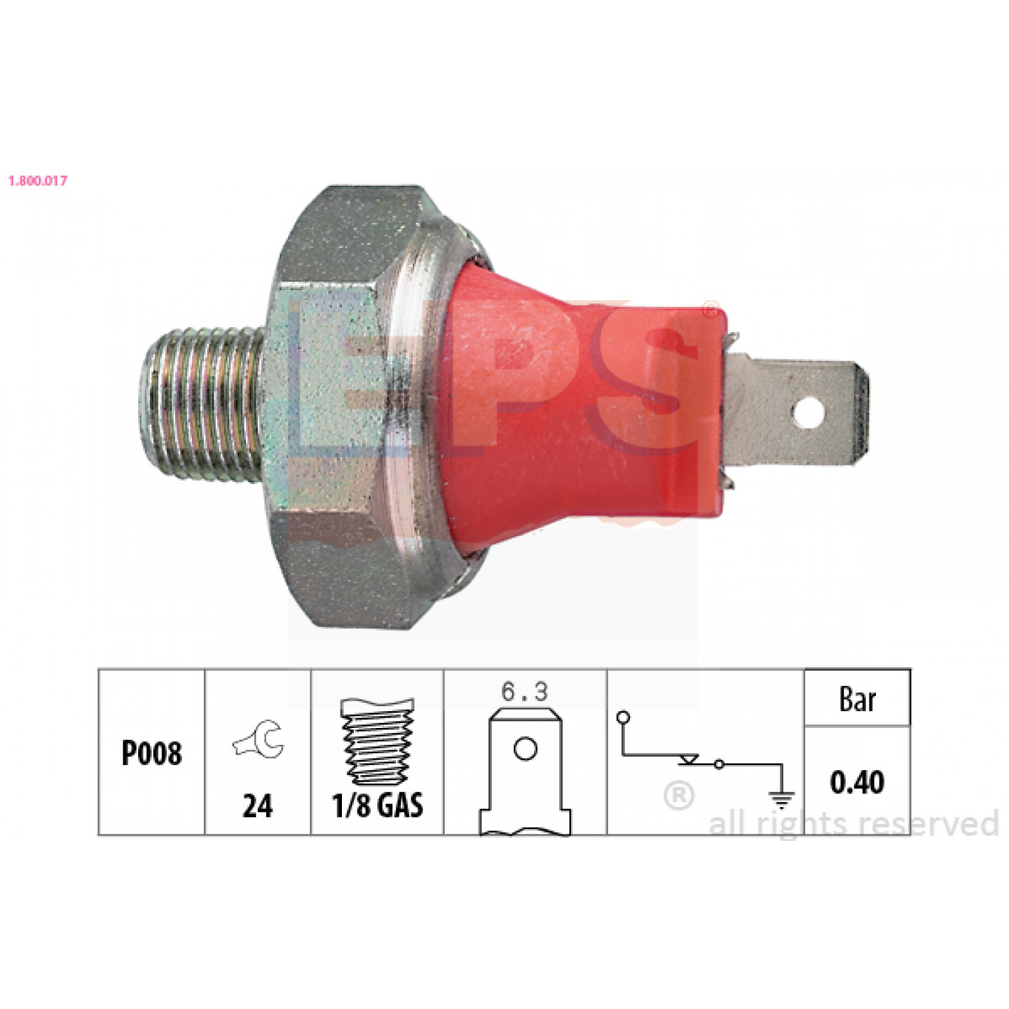 Slėgio jungikliai - MAZDA 323 S IV (BG) Benzinas 1.6 16V (BG6S