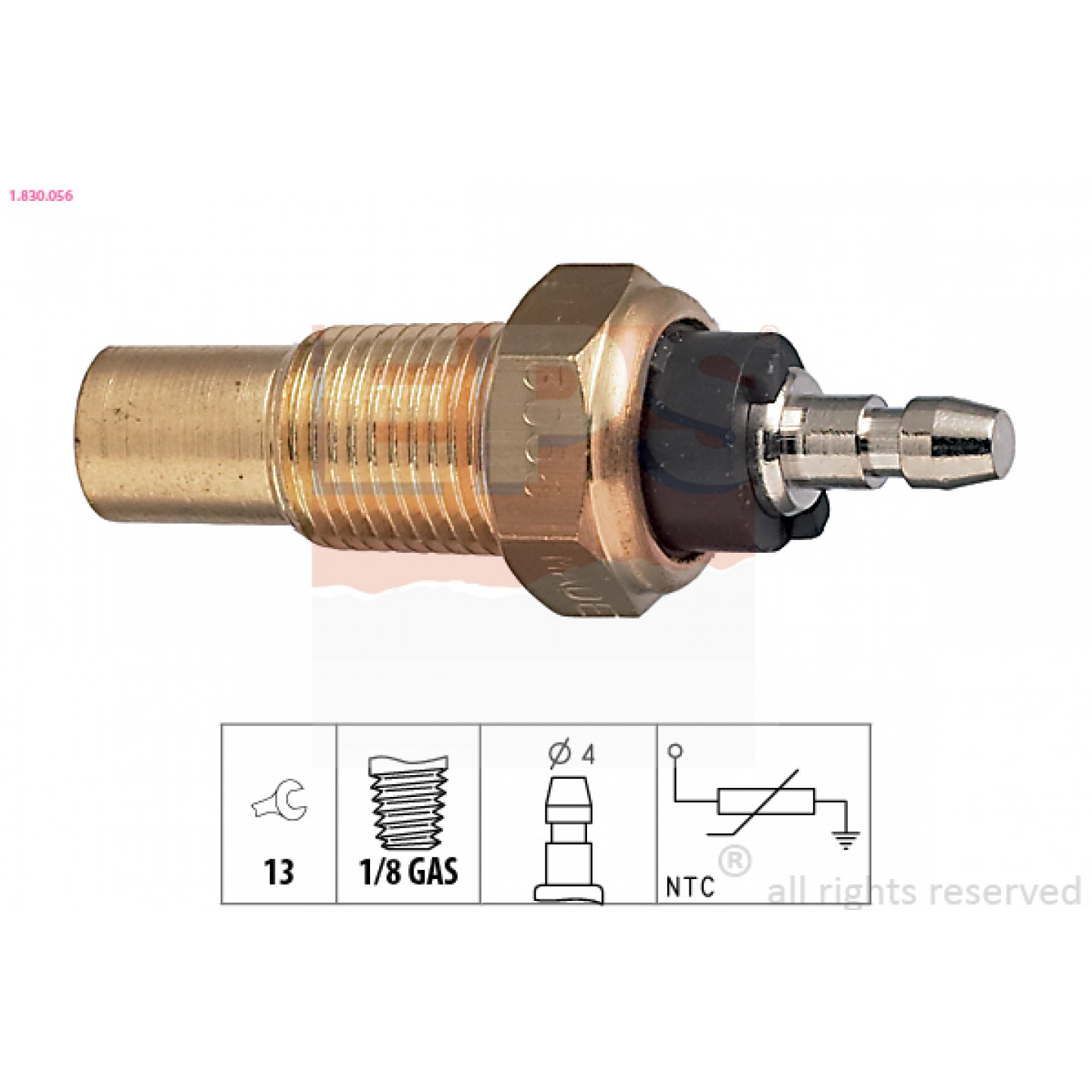 Sensor, koelvloeistoftemperatuur EPS 1.830.056