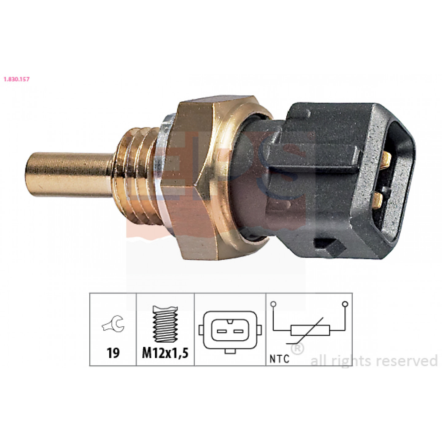 Sensor, koelvloeistoftemperatuur EPS 1.830.157