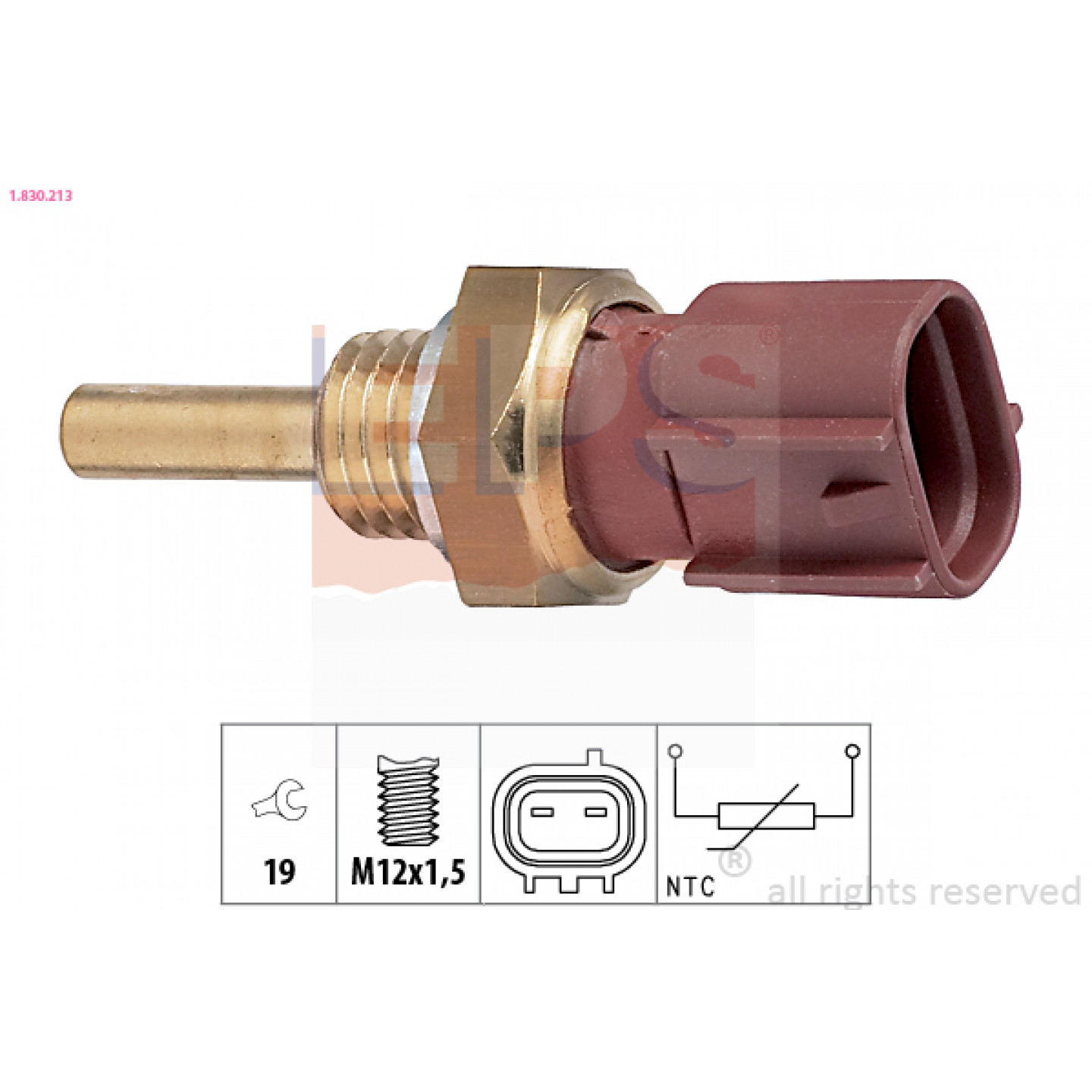 Sensor, koelvloeistoftemperatuur EPS 1.830.213