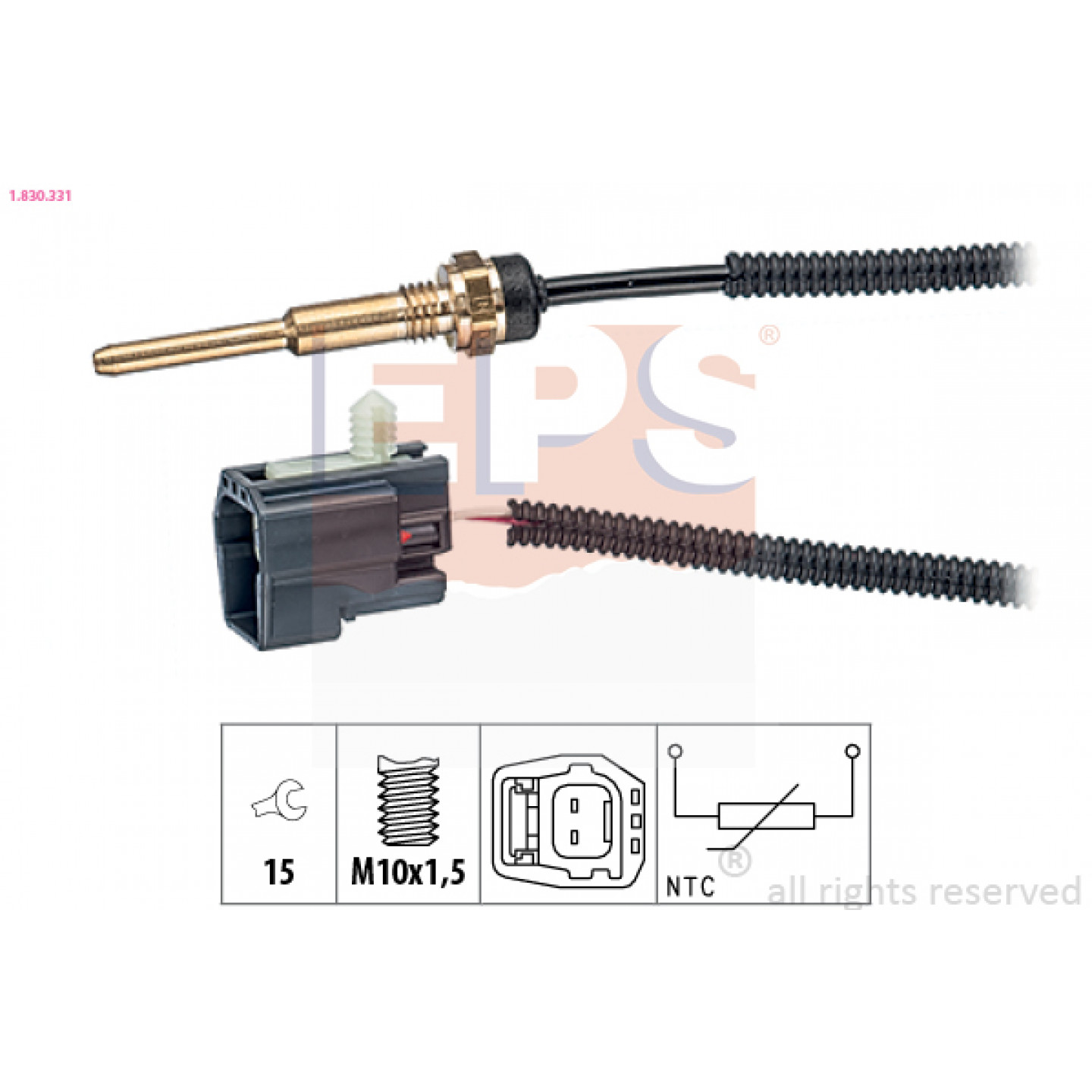 Sensor, koelvloeistoftemperatuur EPS 1.830.331