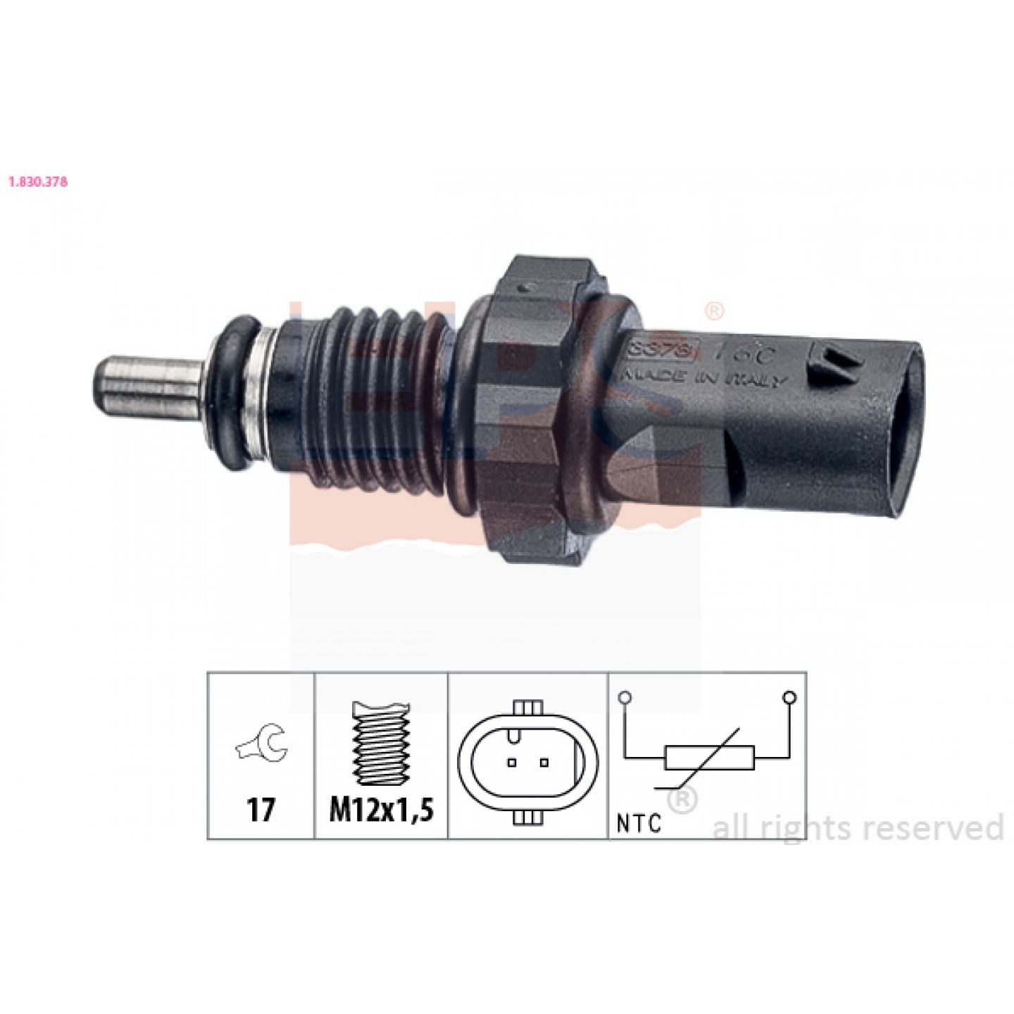 Sensore Temperatura Carburante Meat & Doria 82427 | Ricambio Originale, Preciso E Facile Da Installare