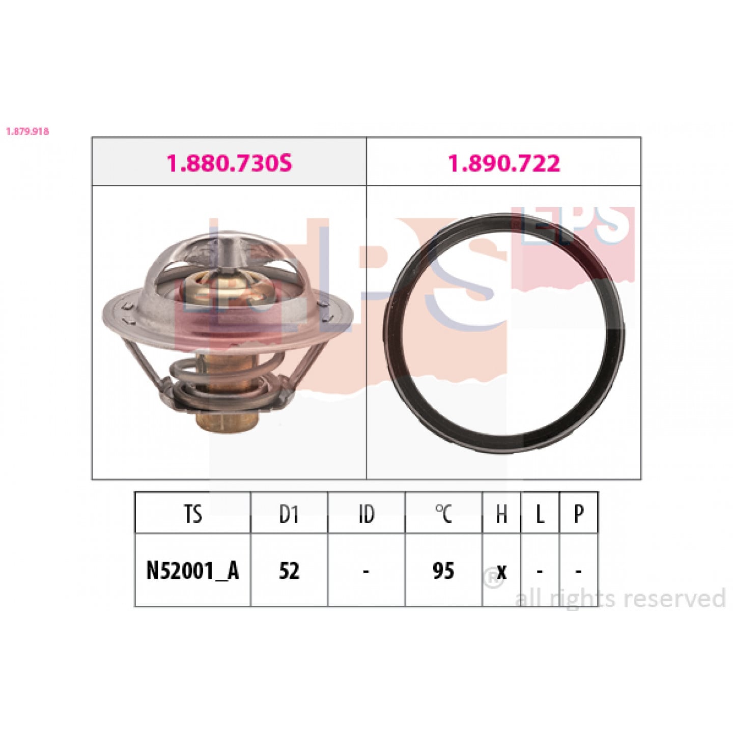 Thermostat d'eau EPS 1.879.918