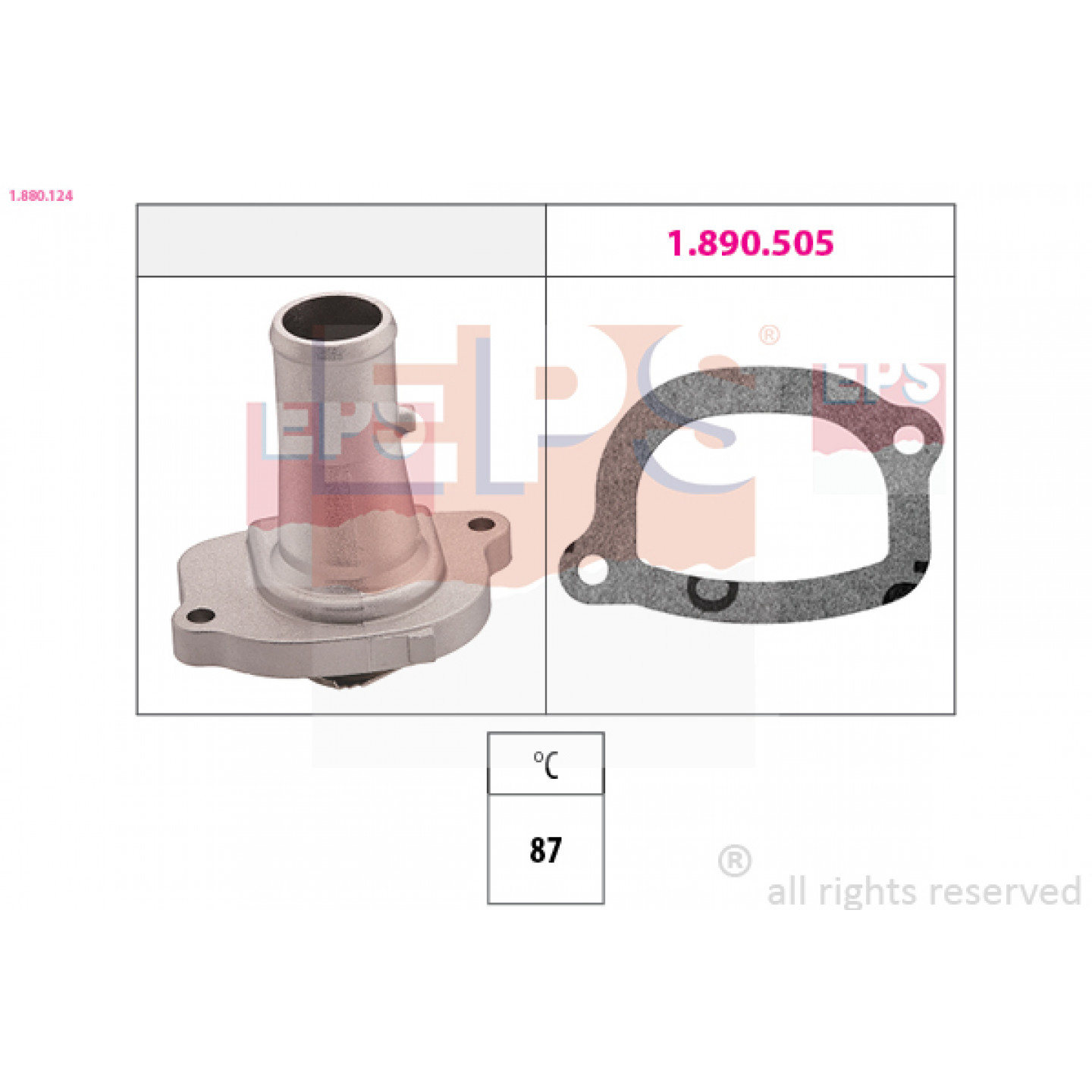 Thermostat, Kühlmittel EPS 1.880.124