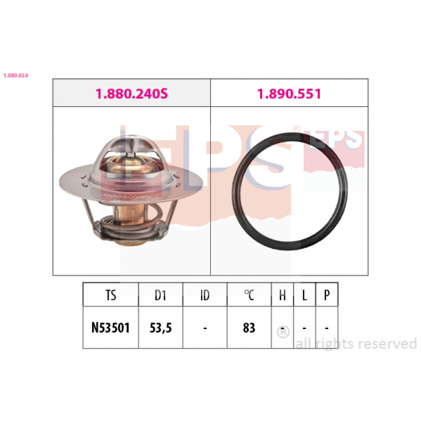 Thermostat, Kühlmittel EPS 1.880.654