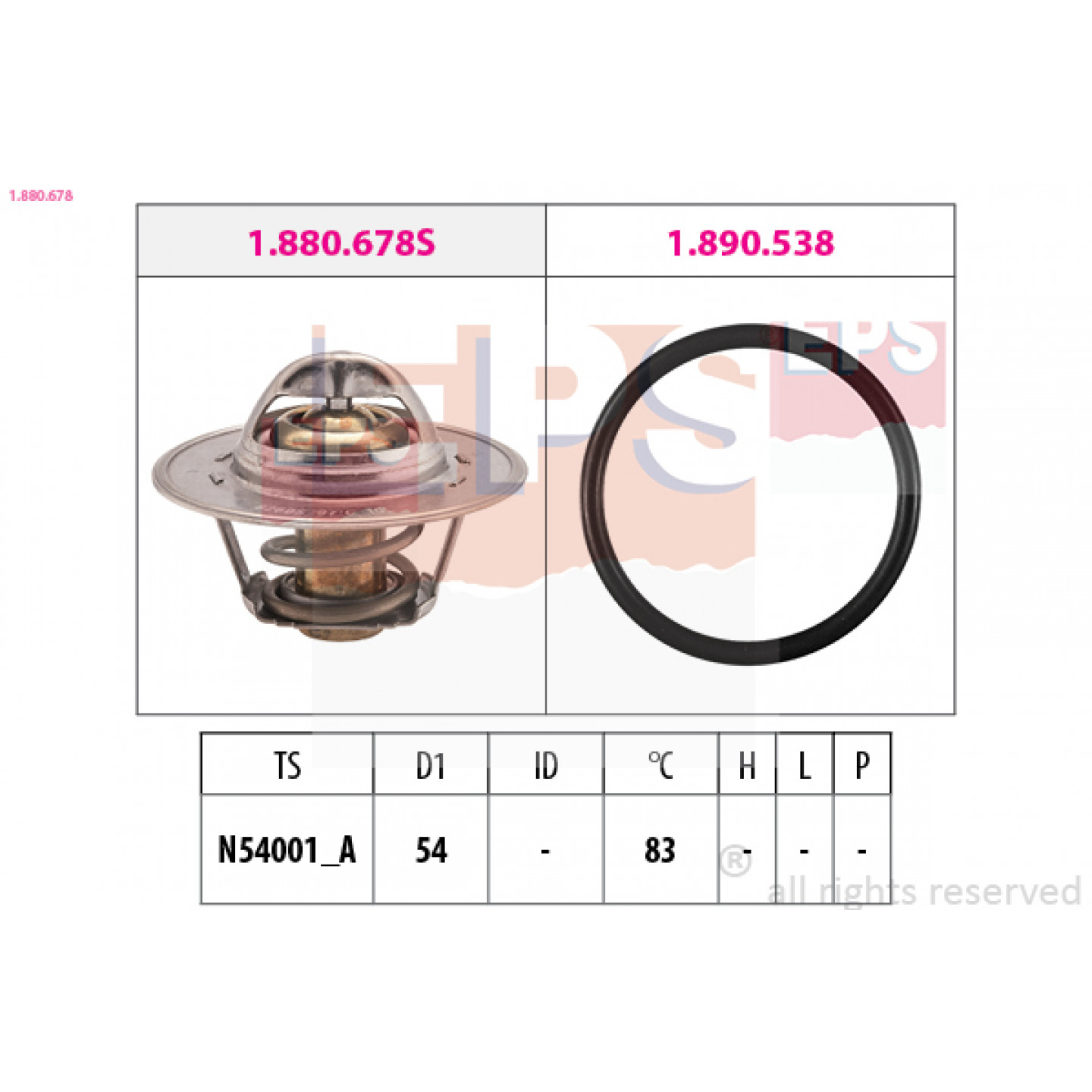 Thermostat, Kühlmittel EPS 1.880.678
