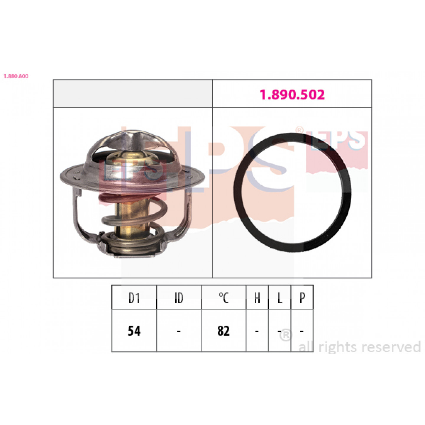 Thermostat, Kühlmittel EPS 1.880.800