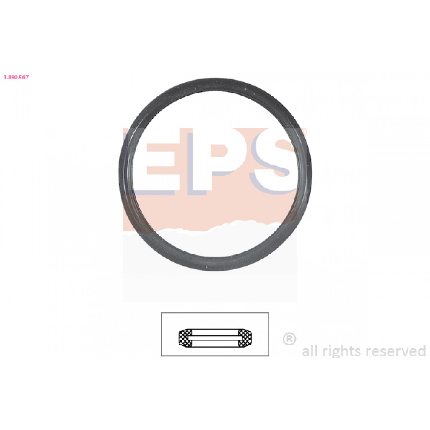 Dichtung, Thermostat EPS 1.890.567
