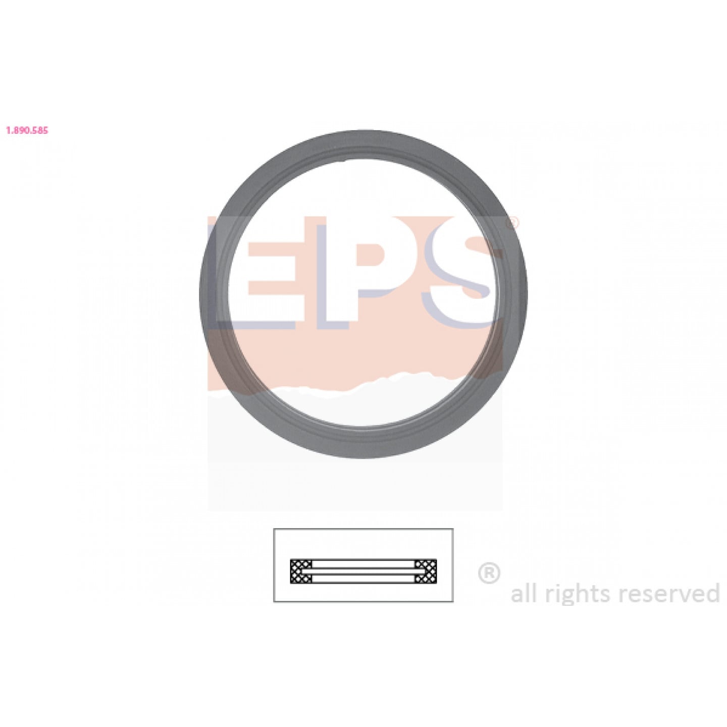 Dichtung, Thermostat EPS 1.890.585