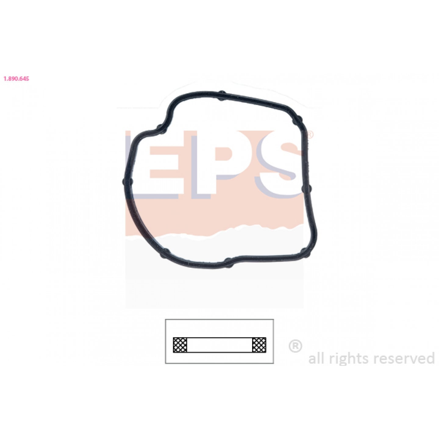Těsnění, termostat EPS 1.890.645