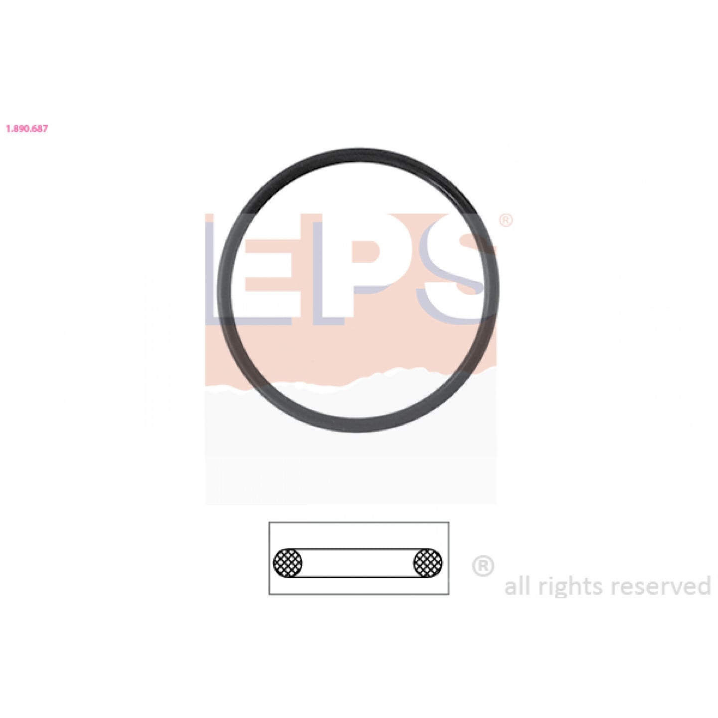 Dichtung, Thermostat EPS 1.890.687