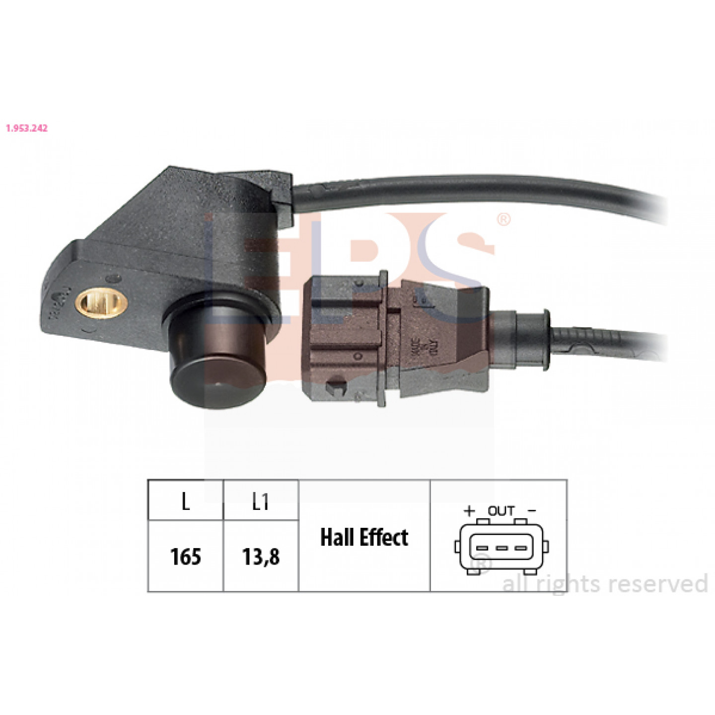 Sensor, knastakselposition EPS 1.953.242