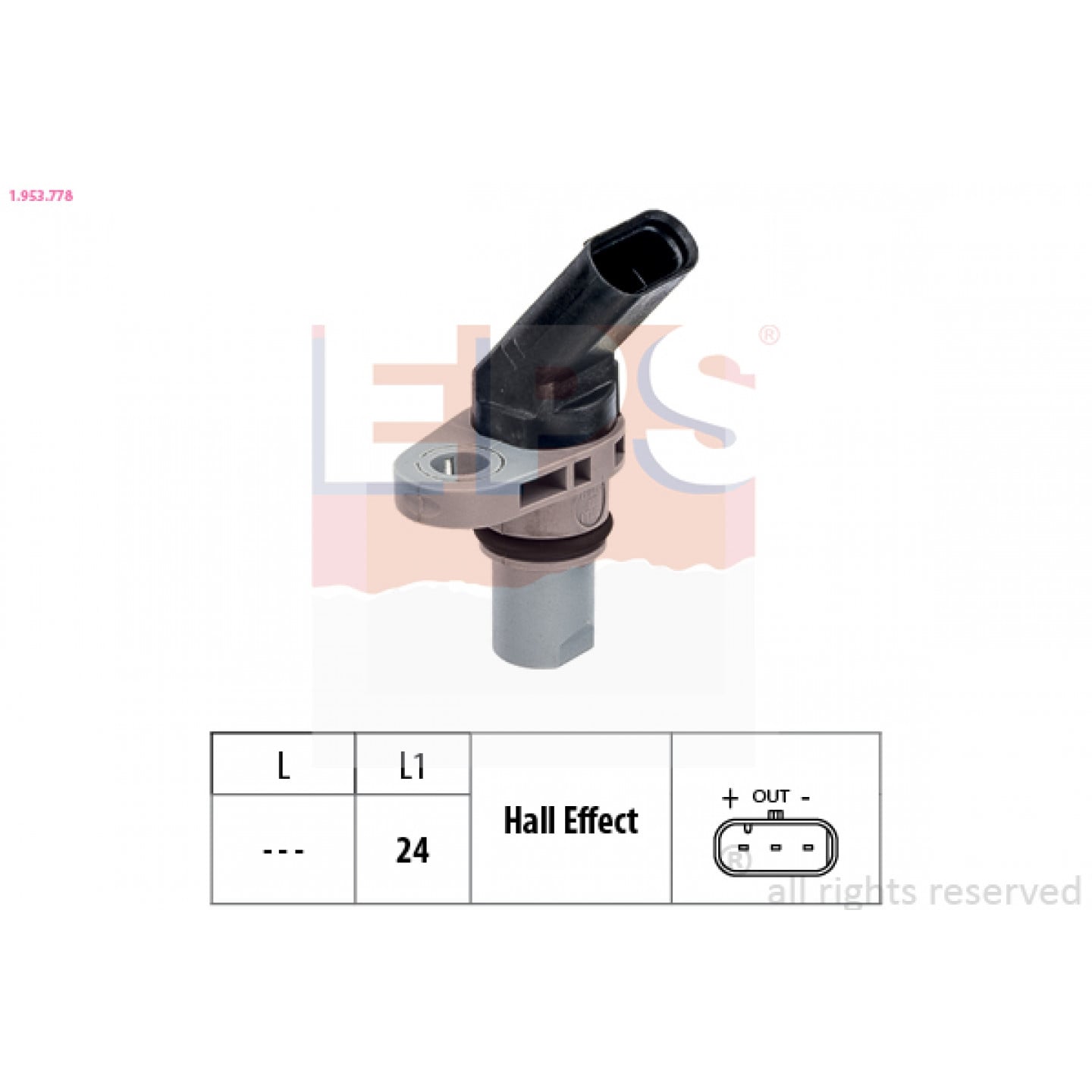 Sensor, omdrejningstal EPS 1.953.778