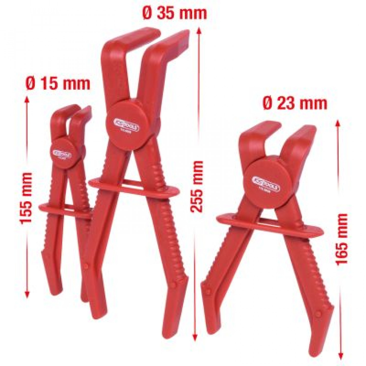 Szczypce do końcówek kablowych KS TOOLS 115.5055