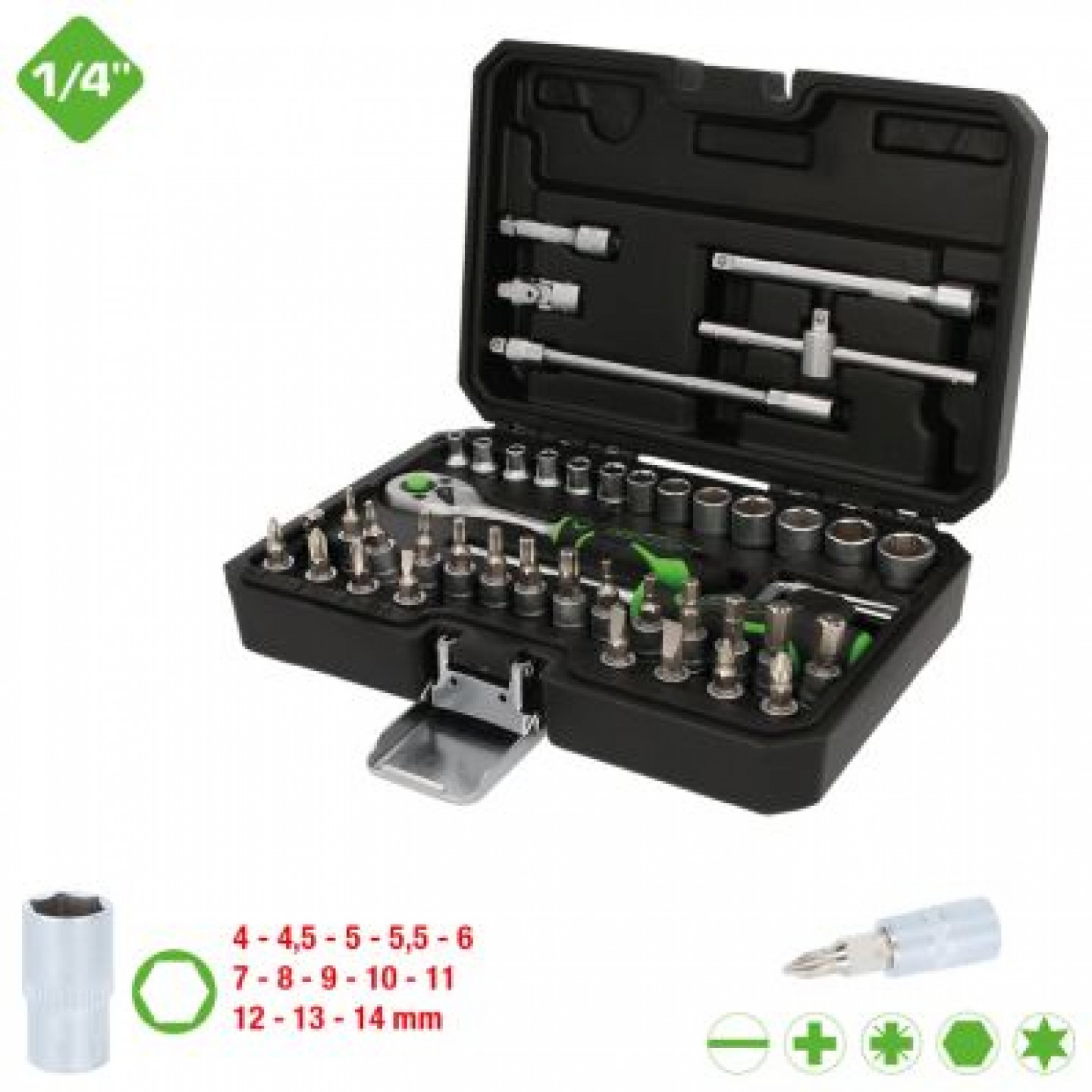 Topnøglesæt KS TOOLS 512.0048