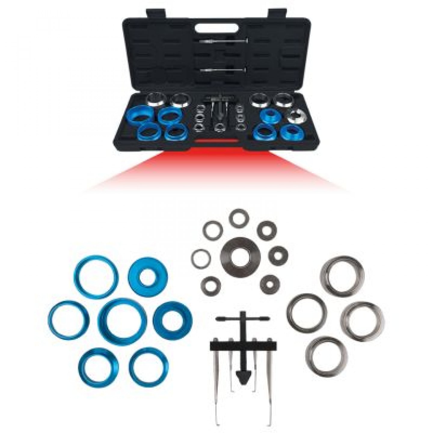 Kit Extracteur De Joints Et Joints Toriques – Outil Réparation 4 Pièces Universel 13,5 Cm