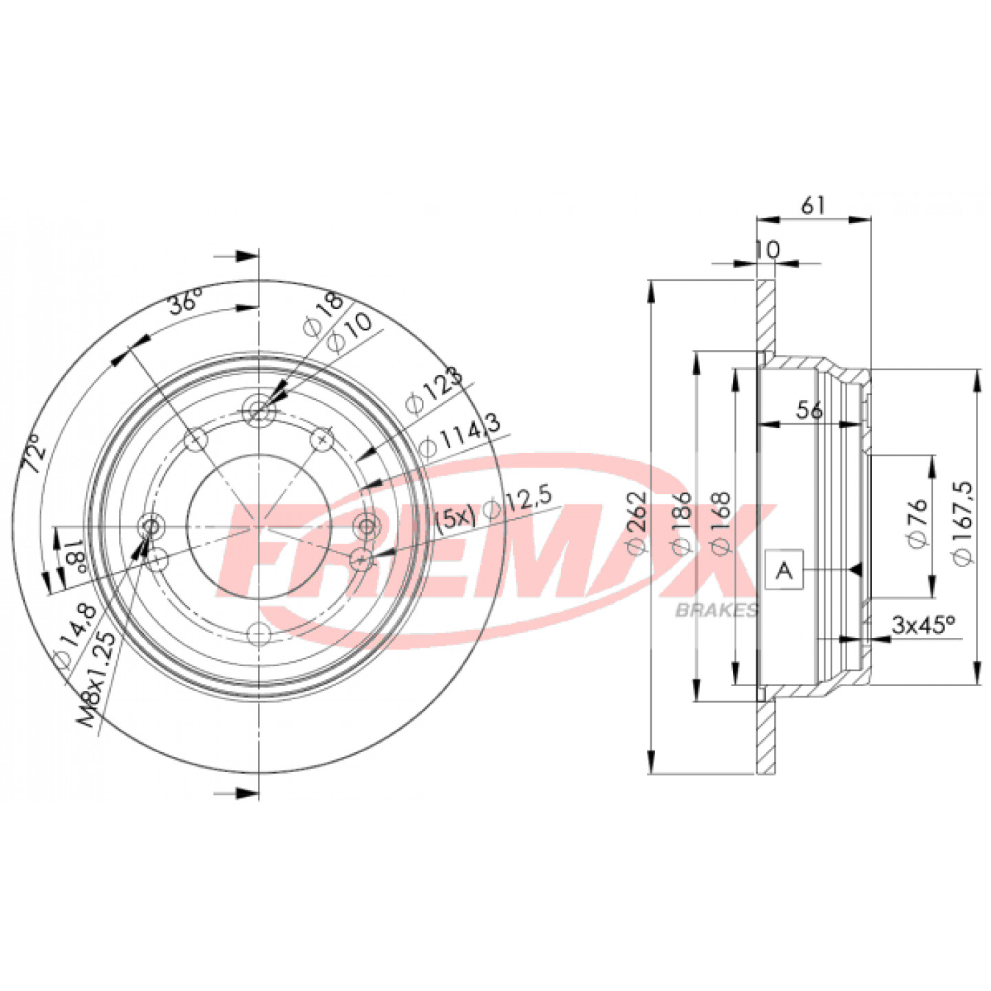 Bremsscheibe FREMAX BD-0581